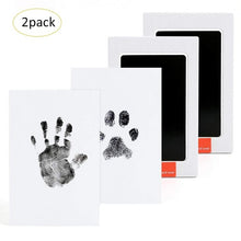 Load image into Gallery viewer, Baby Safe Print Ink Pad Inkless Footprint Handprint Kit Keepsake Maker Memories Souvenir Gifts Newborn Hand Footprint Makers
